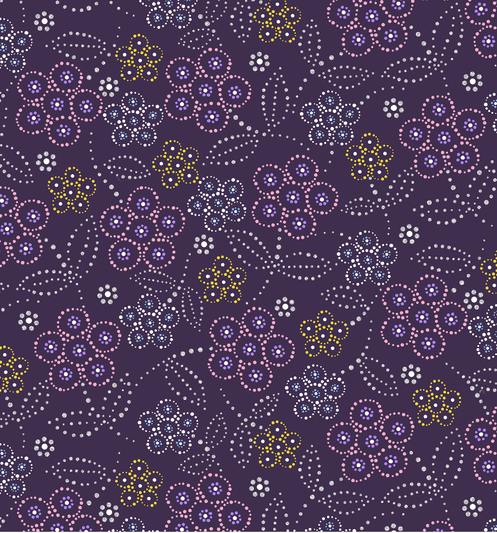 Betty Albert - Full Moon Rising Fabric