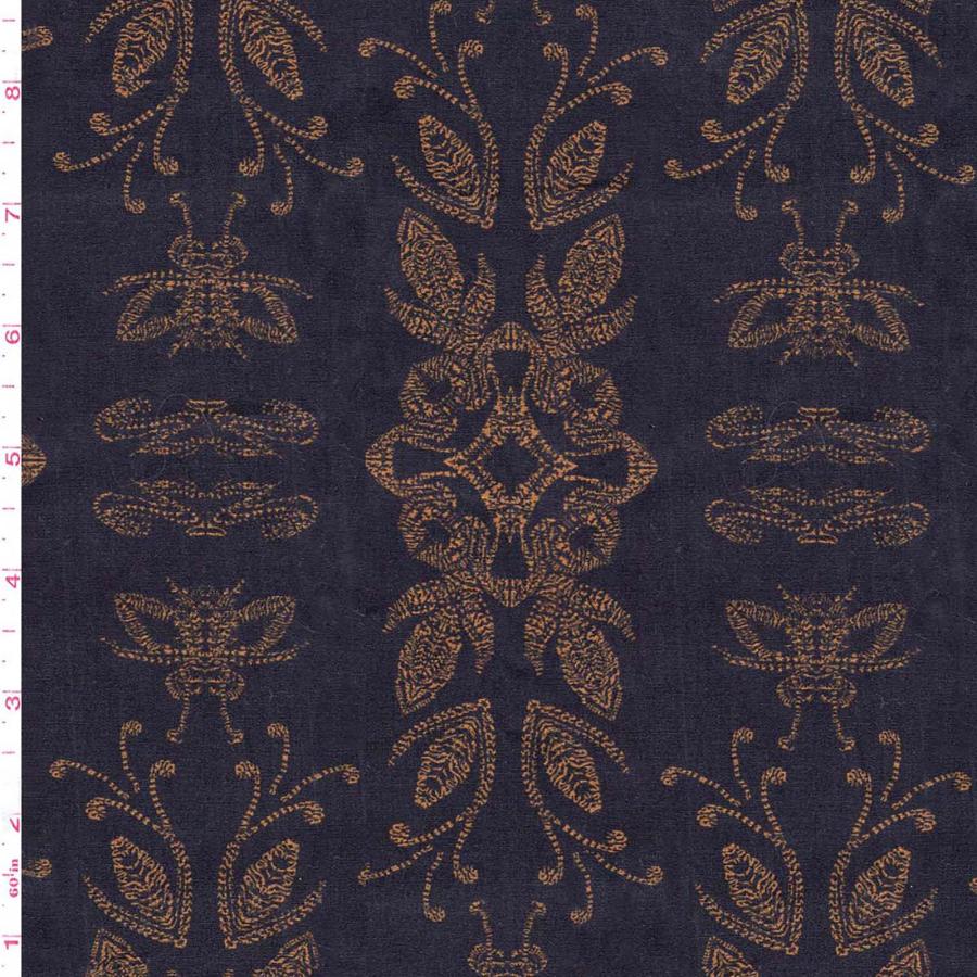 Pat Bruderer - Bee Resilient - Birch Bark Biting Fabric - PB-BLAK-NOBIRCH-1